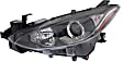 Driver and Passenger Side Headlights, with Bulbs, Halogen, without wiring harness, CAPA Certified