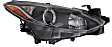 Driver and Passenger Side Headlights, with Bulbs, Halogen, without wiring harness, CAPA Certified