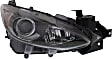 Driver and Passenger Side Headlights, with Bulbs, Halogen, without wiring harness, CAPA Certified