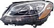 2017 Mercedes Benz C350e - Driver and Passenger Side Halogen Headlight, With bulb(s), For Models Without HID Option and Premium Package, OE Replacement, CAPA Certified