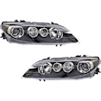 Driver and Passenger Side Headlights, without Bulbs, HID/Xenon, without HID Kit, without Turbo