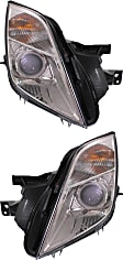 Driver and Passenger Side Halogen Headlight, With bulb(s), OE Replacement