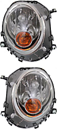 2015 Mini Cooper - Driver and Passenger Side Halogen Headlight, With bulb(s), OE Replacement, Convertible