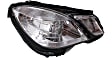 2010-2013 Mercedes Benz E550 - Driver and Passenger Side Halogen Headlights, With bulb, (Sedan, Without Corner Light)/Wagon, For Models Without HID Option, Without Premium Package