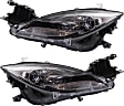 2012 Mazda 6 - Driver and Passenger Side Halogen Headlight, With bulb(s), OE Replacement