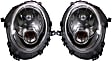 2015 Mini Cooper - Driver and Passenger Side Halogen Headlight, With bulb(s), OE Replacement, CAPA Certified