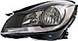 2012-2015 Mercedes Benz C250 - Driver and Passenger Side Headlights, with Bulbs, Halogen, Coupe, without corner light