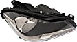 2012-2015 Mercedes Benz C250 - Driver and Passenger Side Headlights, with Bulbs, Halogen, Coupe, without corner light