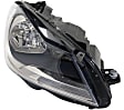 2012-2015 Mercedes Benz C250 - Driver and Passenger Side Headlights, with Bulbs, Halogen, Coupe, without corner light, CAPA Certified