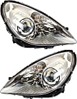 2005-2011 Mercedes Benz SLK350 - Driver and Passenger Side Headlights, with Bulbs, Halogen, Convertible, For Models without Sport Package, with wiring harness