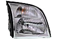 Driver and Passenger Side Halogen Headlight, With bulb(s), OE Replacement