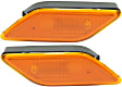 2012 Mercedes Benz E350 - Front, Driver and Passenger Side Side Marker, Without bulb(s), Wagon, CAPA Certified