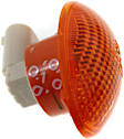 Side Marker - Front, Driver and Passenger Side, Assembly, Mounts on Fender, Amber Lens