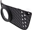 Front, Driver and Passenger Side Fog Light Trims, Primed, For Models with Standard Type Bumper, Except Evolution Models