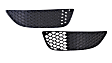 Fog Light Cover - Front, Driver and Passenger Side, Textured Black