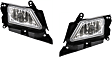Front, Driver and Passenger Side Fog Lights, With Bulb(s), Halogen