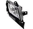 Front, Driver and Passenger Side Fog Lights, With Bulb(s), Halogen