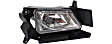 Front, Driver and Passenger Side Fog Lights, With Bulb(s), Halogen