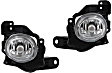 2010-2013 Mazda 3 - Front, Driver and Passenger Side Fog Lights, With Bulb(s), Halogen