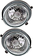 Front, Driver and Passenger Side Fog Lights, With Bulb(s), Halogen