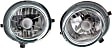 Front, Driver and Passenger Side Fog Lights, With Bulb(s), Halogen, CAPA CERTIFIED