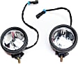Front, Driver and Passenger Side Fog Lights, With Bulb(s), Halogen