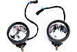 Front, Driver and Passenger Side Fog Lights, With Bulb(s), Halogen