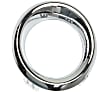 Front, Driver and Passenger Side Fog Light Trims, Chrome, Japan Built Vehicle