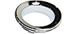 Front, Driver and Passenger Side Fog Light Trims, Chrome