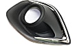 Front, Driver and Passenger Side Fog Light Trims, Chrome