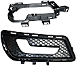 2010 Mercedes Benz E350 Base 6 Cyl 3.5L - Driver and Passenger Side Fog Light Trim, 4-Door, For Models With AMG Styling, Light Package and Driving Light, Primed, Sedan