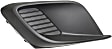 Fog Light Cover - Front, Driver and Passenger Side, Textured Black