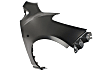Front, Driver and Passenger Side Fenders, With turn signal light hole, CAPA CERTIFIED