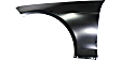 2010-2016 Mercedes Benz E350 - Front, Driver and Passenger Side Fenders, Without turn signal light hole