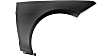 2010-2016 Mercedes Benz E350 - Front, Driver and Passenger Side Fenders, Without turn signal light hole
