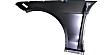 2010-2016 Mercedes Benz E350 - Front, Driver and Passenger Side Fenders, Without turn signal light hole