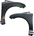 Front, Driver and Passenger Side Fenders, With holes for turn signal light, For Models With Rocker Moldings