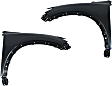 2013-2016 Mazda CX-5 - Front, Driver and Passenger Side Fenders, Without turn signal light hole, CAPA CERTIFIED