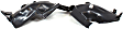 2015 Mini Cooper - Front, Driver and Passenger Side Fender Liner, 2-Door, Convertible, For Models Without John Cooper Works Package
