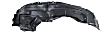 Front, Driver and Passenger Side, Fender Liner