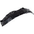 Front, Driver and Passenger Side, Front Lower Section Fender Liner, Without Insulation Foam