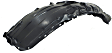 Front, Driver and Passenger Side, Fender Liner