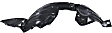Front, Driver and Passenger Side, Front Section, Fender Liner