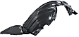 Front, Driver and Passenger Side, Front Section, Fender Liner