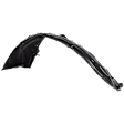 Front, Driver and Passenger Side, Front Lower Section Fender Liner, Guard Extension, Without Insulation Foam