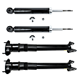 Front and Rear, Driver and Passenger Side Shocks, 4WD