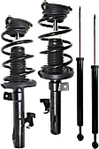 2012 Mazda 3 i - Front and Rear, Driver and Passenger Side Shock and Fully Loaded Strut