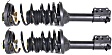 1990-1994 Mazda 323 - Rear, Driver and Passenger Side Fully Loaded Strut