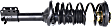 1990-1994 Mazda 323 - Rear, Driver and Passenger Side Fully Loaded Strut