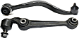 Front, Driver Side, Lower, Frontward and Rearward Control Arms